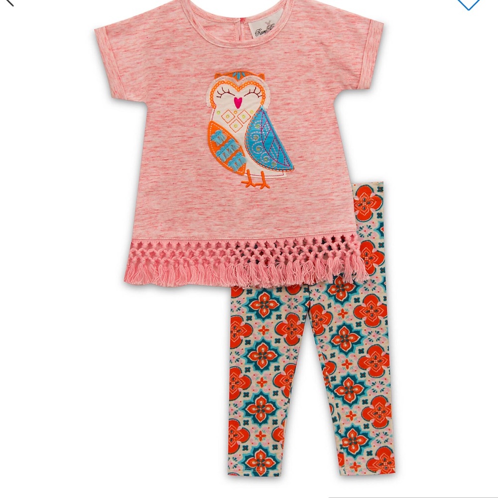 Rare Editions 2 piece set with owl
